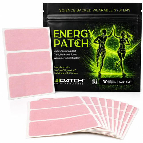 AI Energy Patch package with ready-to-use wearable energy patches