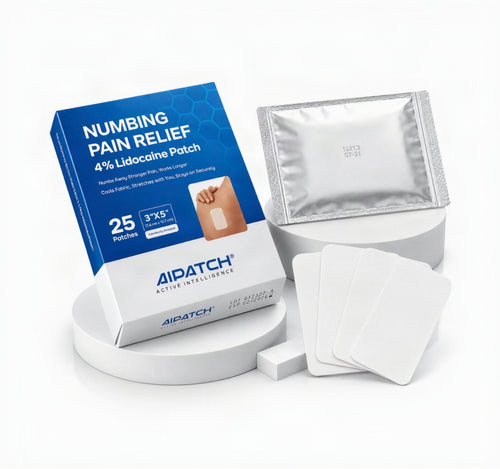 AI Patch Numbing Pain Relief 4% Lidocaine Patches Package