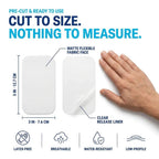 Pre-cut AI Pain Relief Patch size and flexible breathable material features