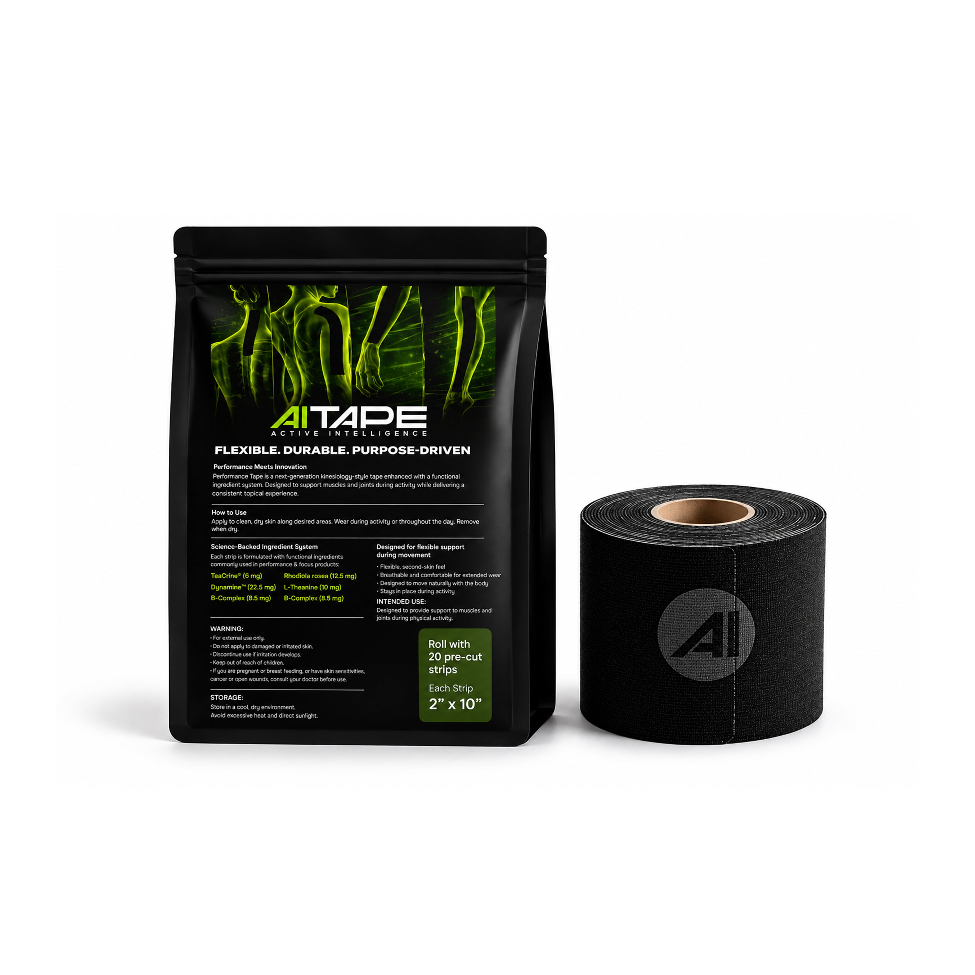 AI Performance Tape – Infused Kinesiology Tape