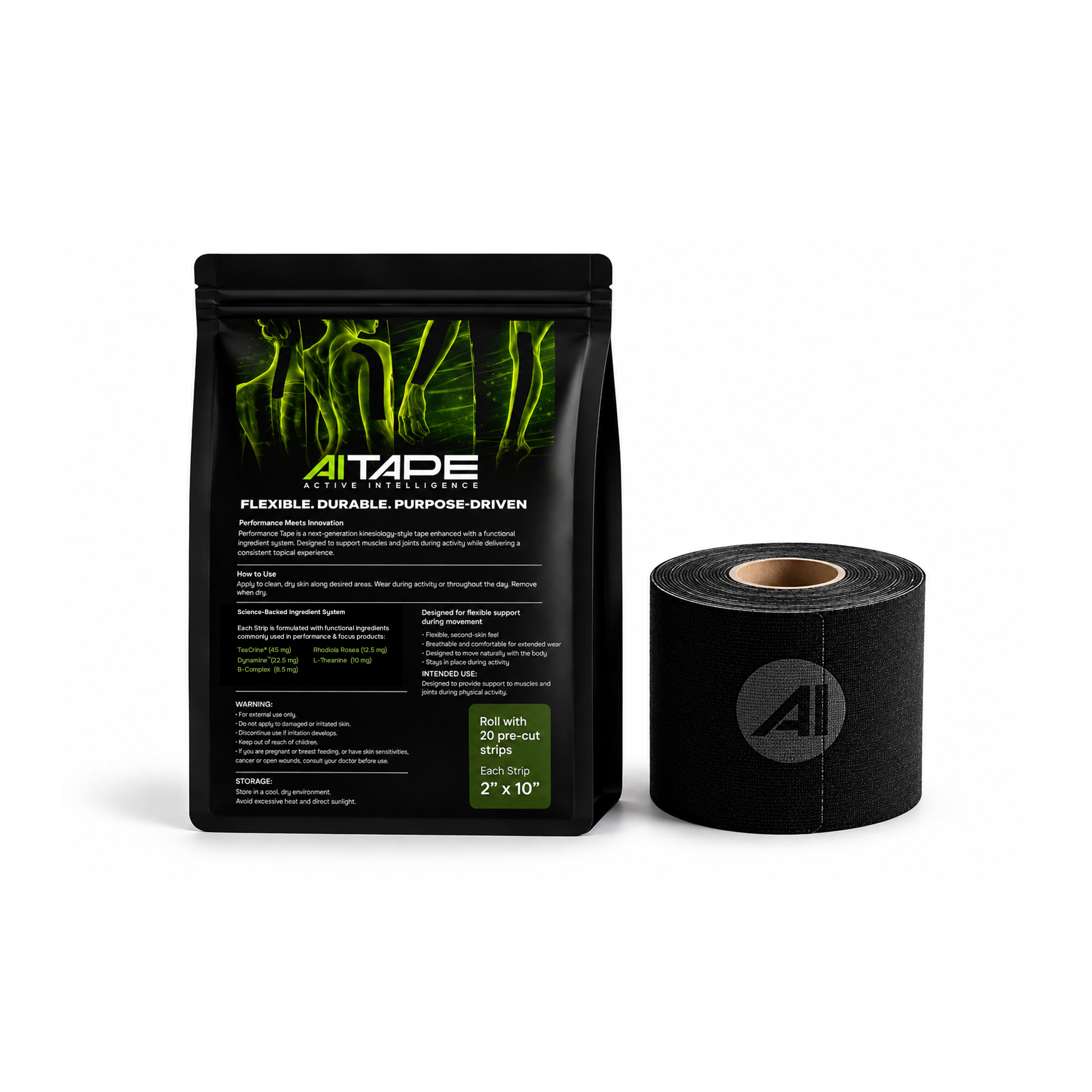AI Performance Tape – Infused Kinesiology Tape