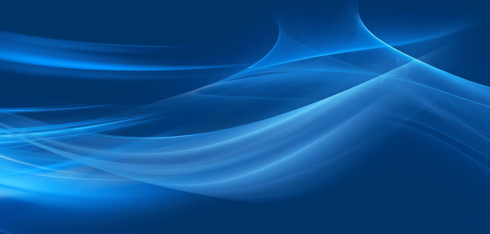 Abstract blue brand background banner for the Active Intelligence performance wellness company website.